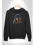 Rottweiler Koca Kafa Puppy Kadın Erkek Siyah Kapüşonlu Sweatshirt Hoodie 5