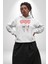 Sevgili Balon Aşk Salıncak Sevgililer Günü Kadın Erkek Beyaz Kapüşonlu Sweatshirt Hoodie 1