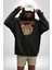 Beyin Yıkama Kadın Erkek Siyah Kapüşonlu Sweatshirt Hoodie 1