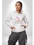 Unicorn Çiçek Kadın Erkek Beyaz Kapüşonlu Sweatshirt Hoodie 1