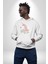 Unicorn Çiçek Kadın Erkek Beyaz Kapüşonlu Sweatshirt Hoodie 2