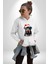 Yeni Yıl Noel Rottweiler Kadın Erkek Beyaz Kapüşonlu Sweatshirt Hoodie 2