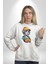 Robot Kız Müzik Kulaklık Şapka Kadın Erkek Beyaz Kapüşonlu Sweatshirt Hoodie 5