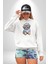 Shih Tzu Renkli Köpek Kadın Erkek Beyaz Kapüşonlu Sweatshirt Hoodie 4