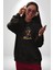 Puppy Köpek Rottweiler Kadın Erkek Siyah Kapüşonlu Sweatshirt Hoodie 1