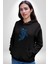 Basketbol Mars Uzay Smaçı Kadın Erkek Siyah Kapüşonlu Sweatshirt Hoodie 2