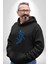 Basketbol Mars Uzay Smaçı Kadın Erkek Siyah Kapüşonlu Sweatshirt Hoodie 3