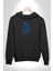 Basketbol Mars Uzay Smaçı Kadın Erkek Siyah Kapüşonlu Sweatshirt Hoodie 5