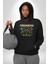 Üzüntü Üzülme Kadın Erkek Siyah Kapüşonlu Sweatshirt Hoodie 5