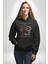 Yükseliş Için Kendin Ol Kadın Erkek Siyah Kapüşonlu Sweatshirt Hoodie 2