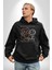 Yükseliş Için Kendin Ol Kadın Erkek Siyah Kapüşonlu Sweatshirt Hoodie 5