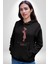 Anneler Günü Dünyanın En Iyi Annesi Kadın Erkek Siyah Kapüşonlu Sweatshirt Hoodie 1