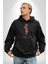 Anneler Günü Dünyanın En Iyi Annesi Kadın Erkek Siyah Kapüşonlu Sweatshirt Hoodie 2