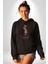 Anneler Günü Dünyanın En Iyi Annesi Kadın Erkek Siyah Kapüşonlu Sweatshirt Hoodie 4