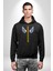 Uçan Hayaller Gökyüzünde Melek Kanatları Kadın Erkek Siyah Kapüşonlu Sweatshirt Hoodie 1