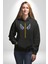 Uçan Hayaller Gökyüzünde Melek Kanatları Kadın Erkek Siyah Kapüşonlu Sweatshirt Hoodie 4