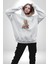 Suşi Balık Çiçek Japon Kedi Kadın Erkek Beyaz Kapüşonlu Sweatshirt Hoodie 4