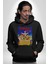 The Flintstones Taş Devri Kadın Erkek  Siyah Kapüşonlu Sweatshirt Hoodie 5