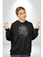Aslan Karizma Sert Bakış Kadın Erkek Siyah Kapüşonlu Sweatshirt Hoodie 2