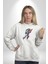 Pizza Servisi Uzay Kurye Kadın Erkek Beyaz Kapüşonlu Sweatshirt Hoodie 1