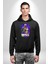 Fortnite Karakterleri Oyun Kadın Erkek  Siyah Kapüşonlu Sweatshirt Hoodie 1