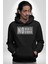No Manita No Dırdır Yazılı Kadın Erkek Siyah Kapüşonlu Sweatshirt Hoodie 4