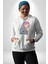 Metal Müzik Çeket Kadın Erkek Beyaz Kapüşonlu Sweatshirt Hoodie 1