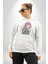 Metal Müzik Çeket Kadın Erkek Beyaz Kapüşonlu Sweatshirt Hoodie 2