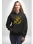 Sebep Olmadan Mutlu Ol Kadın Erkek Siyah Kapüşonlu Sweatshirt Hoodie 4