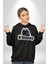 N Olmuş Yazılı Kadın Erkek Siyah Kapüşonlu Sweatshirt Hoodie 1