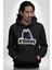N Olmuş Yazılı Kadın Erkek Siyah Kapüşonlu Sweatshirt Hoodie 3
