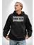 Herkes Hata Yapar Ama Sen Yanlış Yaptın Yazılı Kadın Erkek Siyah Kapüşonlu Sweatshirt Hoodie 2