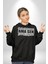 Herkes Hata Yapar Ama Sen Yanlış Yaptın Yazılı Kadın Erkek Siyah Kapüşonlu Sweatshirt Hoodie 3