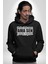 Herkes Hata Yapar Ama Sen Yanlış Yaptın Yazılı Kadın Erkek Siyah Kapüşonlu Sweatshirt Hoodie 5