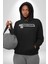 Yalnız Takılıyorum Yazılı Kadın Erkek Siyah Kapüşonlu Sweatshirt Hoodie 1