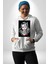 Anime Demon Slayer Kadın Erkek Beyaz Kapüşonlu Sweatshirt Hoodie 2