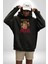 Evde Tek Başına Film Kadın Erkek Siyah Kapüşonlu Sweatshirt Hoodie 5