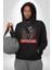 Şehir Sokak Stili Melek Heykeli Kadın Erkek Siyah Kapüşonlu Sweatshirt Hoodie 4