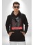 Şehir Sokak Stili Melek Heykeli Kadın Erkek Siyah Kapüşonlu Sweatshirt Hoodie 5