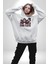 Pink Floyd Kadın Erkek Beyaz Kapüşonlu Sweatshirt Hoodie 4