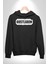Kötü Günlerim Geride Kaldı Dostlarım Saklandıkları Yerden Çıkabilirler Yazılı Kadın Erkek Siyah Kapüşonlu Sweatshirt Hoodie 1