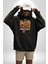Lakers 24 Numara Basketbol Kadın Erkek Siyah Kapüşonlu Sweatshirt Hoodie 3