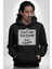 Tahtımı Özledim ve Geri Döndüm Yazılı Kadın Erkek Siyah Kapüşonlu Sweatshirt Hoodie 3