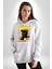 Baş Belası Teddy Kadın Erkek Beyaz Kapüşonlu Sweatshirt Hoodie 3