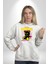 Baş Belası Teddy Kadın Erkek Beyaz Kapüşonlu Sweatshirt Hoodie 4
