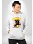 Baş Belası Teddy Kadın Erkek Beyaz Kapüşonlu Sweatshirt Hoodie 5