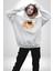 Pomernian Köpek Kadın Erkek Beyaz Kapüşonlu Sweatshirt Hoodie 2