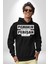 Pişmanlık Başka Perişan Olacaksın Yazılı Kadın Erkek Siyah Kapüşonlu Sweatshirt Hoodie 5
