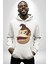 Maymun Krallığı Kadın Erkek Beyaz Kapüşonlu Sweatshirt Hoodie 2