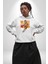 Lakers 24 Numara Basketbol Kadın Erkek Beyaz Kapüşonlu Sweatshirt Hoodie 3